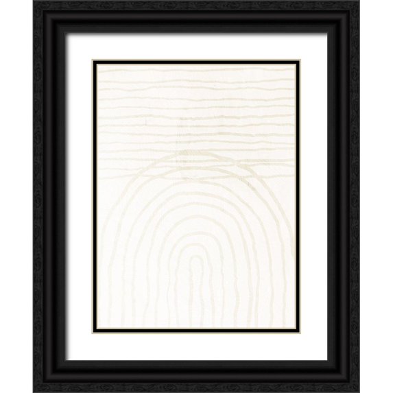 Allen, Kimberly 19x24 Black Ornate Wood Framed with Double Matting Museum Art Print Titled - Brushstrokes 2
