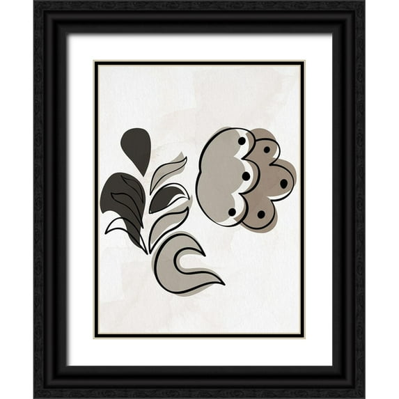 Allen, Kimberly 19x24 Black Ornate Wood Framed with Double Matting Museum Art Print Titled - Folk 3