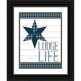 thumbnail image 1 of Allen, Kimberly 19x24 Black Ornate Wood Framed with Double Matting Museum Art Print Titled - To the Lodge 6, 1 of 4