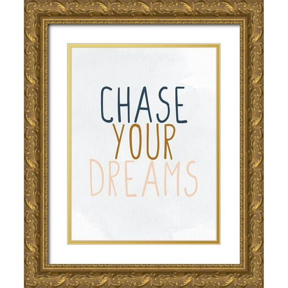 Allen, Kimberly 19x24 Gold Ornate Wood Framed with Double Matting Museum Art Print Titled - Chase 1