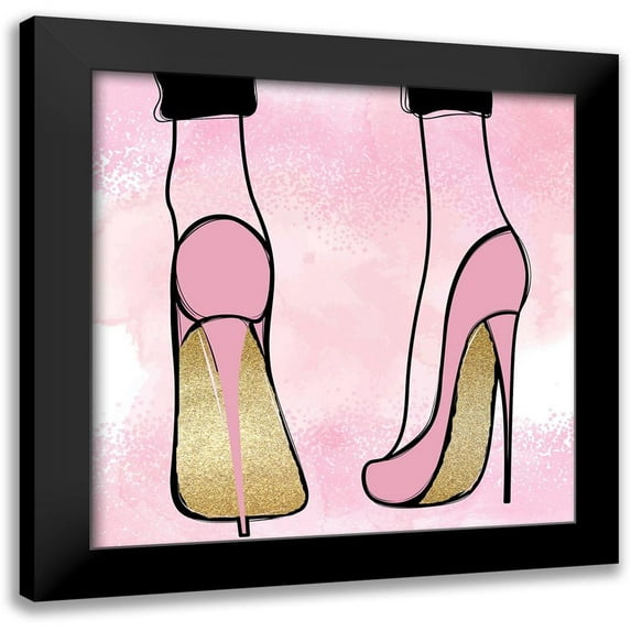 Allen, Kimberly 20x20 Black Modern Framed Museum Art Print Titled - Elegance 2