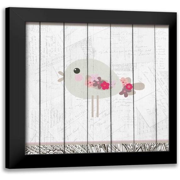 Allen, Kimberly 20x20 Black Modern Framed Museum Art Print Titled - Forest Walk 2