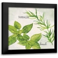 thumbnail image 1 of Allen, Kimberly 20x20 Black Modern Framed Museum Art Print Titled - Fresh Herbs 1, 1 of 5