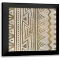 thumbnail image 1 of Allen, Kimberly 20x20 Black Modern Framed Museum Art Print Titled - Global Pattern B, 1 of 5