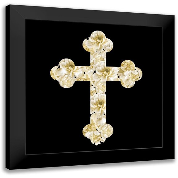 Allen, Kimberly 20x20 Black Modern Framed Museum Art Print Titled - He Will Take Care 2 Square