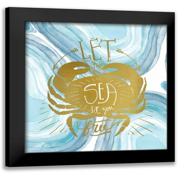 Allen, Kimberly 20x20 Black Modern Framed Museum Art Print Titled - I Am 1