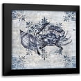 thumbnail image 1 of Allen, Kimberly 20x20 Black Modern Framed Museum Art Print Titled - Marine Life Indigo 2, 1 of 5