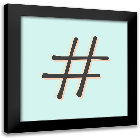 Allen, Kimberly 20x20 Black Modern Framed Museum Art Print Titled - Minty 9