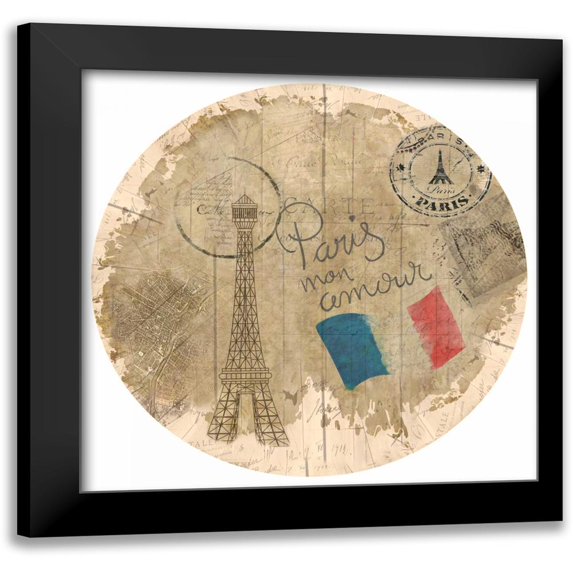 Allen, Kimberly 20x20 Black Modern Framed Museum Art Print Titled - Paris Sussan