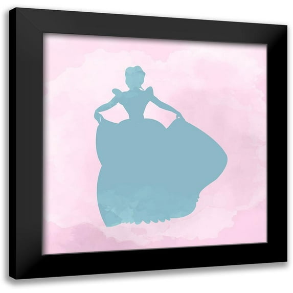 Allen, Kimberly 20x20 Black Modern Framed Museum Art Print Titled - Princess Crown 3