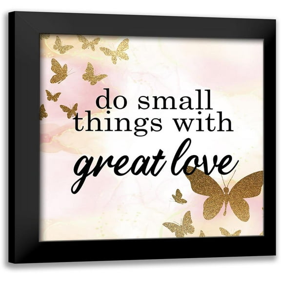 Allen, Kimberly 20x20 Black Modern Framed Museum Art Print Titled - Small Things 2