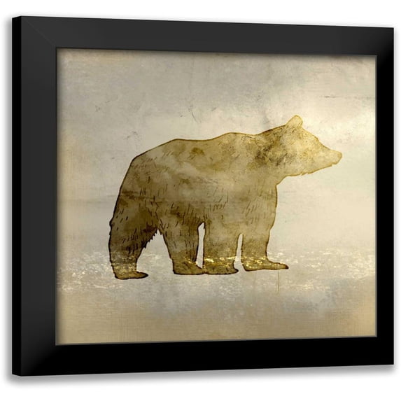 Allen, Kimberly 20x20 Black Modern Framed Museum Art Print Titled - Wildlife Lodge 1