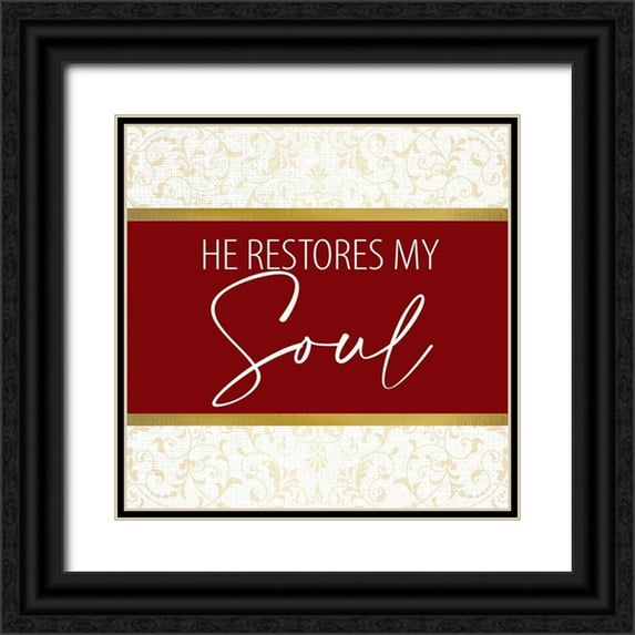 Allen, Kimberly 20x20 Black Ornate Wood Framed with Double Matting Museum Art Print Titled - At the Cross 3
