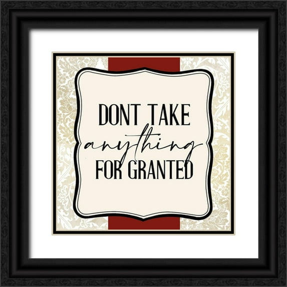 Allen, Kimberly 20x20 Black Ornate Wood Framed with Double Matting Museum Art Print Titled - Dont Take 3
