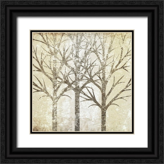 Allen, Kimberly 20x20 Black Ornate Wood Framed with Double Matting Museum Art Print Titled - Gilded 1