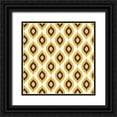 thumbnail image 1 of Allen, Kimberly 20x20 Black Ornate Wood Framed with Double Matting Museum Art Print Titled - Global Pattern 1, 1 of 4