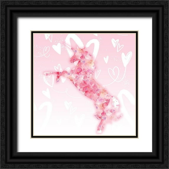 Allen, Kimberly 20x20 Black Ornate Wood Framed with Double Matting Museum Art Print Titled - Let Go 2