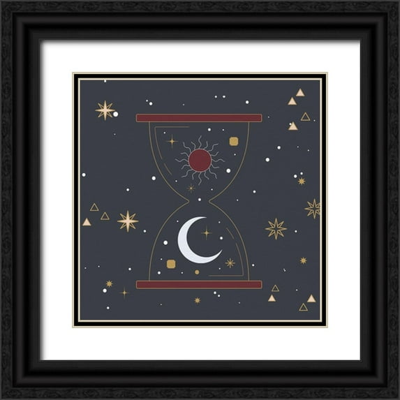 Allen, Kimberly 20x20 Black Ornate Wood Framed with Double Matting Museum Art Print Titled - Mystic Blue 3