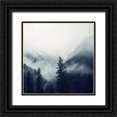 thumbnail image 1 of Allen, Kimberly 20x20 Black Ornate Wood Framed with Double Matting Museum Art Print Titled - Navy Forest 2, 1 of 4