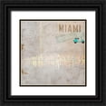 thumbnail image 1 of Allen, Kimberly 20x20 Black Ornate Wood Framed with Double Matting Museum Art Print Titled - Ocean Drive, 1 of 4