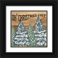 thumbnail image 1 of Allen, Kimberly 20x20 Black Ornate Wood Framed with Double Matting Museum Art Print Titled - Oh Christmas Tree, 1 of 4