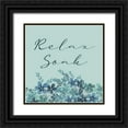 thumbnail image 1 of Allen, Kimberly 20x20 Black Ornate Wood Framed with Double Matting Museum Art Print Titled - Relax Soak 1, 1 of 4