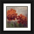 thumbnail image 1 of Allen, Kimberly 20x20 Black Ornate Wood Framed with Double Matting Museum Art Print Titled - Vintage Floral, 1 of 4
