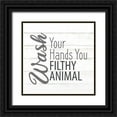thumbnail image 1 of Allen, Kimberly 20x20 Black Ornate Wood Framed with Double Matting Museum Art Print Titled - Wash Your Hands, 1 of 4