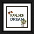 thumbnail image 1 of Allen, Kimberly 20x20 Black Ornate Wood Framed with Double Matting Museum Art Print Titled - Woodland Explore 1, 1 of 4