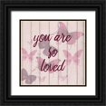 thumbnail image 1 of Allen, Kimberly 20x20 Black Ornate Wood Framed with Double Matting Museum Art Print Titled - You Are So Loved, 1 of 4