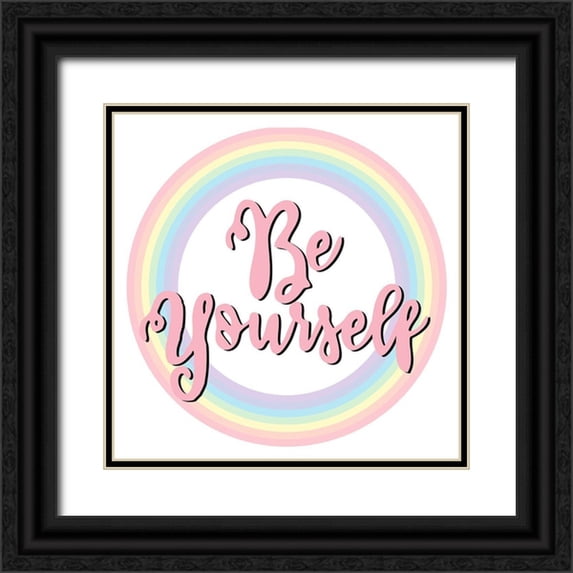 Allen, Kimberly 20x20 Black Ornate Wood Framed with Double Matting Museum Art Print Titled - You are Magic 5