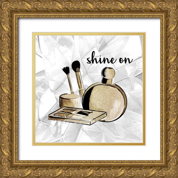 Allen, Kimberly 20x20 Gold Ornate Wood Framed with Double Matting Museum Art Print Titled - Diamond Makeup 3