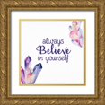 thumbnail image 1 of Allen, Kimberly 20x20 Gold Ornate Wood Framed with Double Matting Museum Art Print Titled - Magical Unicorn 4, 1 of 4