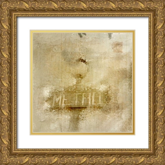 Allen, Kimberly 20x20 Gold Ornate Wood Framed with Double Matting Museum Art Print Titled - Metro