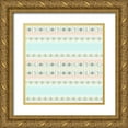 thumbnail image 1 of Allen, Kimberly 20x20 Gold Ornate Wood Framed with Double Matting Museum Art Print Titled - Minty 3, 1 of 4