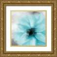 thumbnail image 1 of Allen, Kimberly 20x20 Gold Ornate Wood Framed with Double Matting Museum Art Print Titled - Teal Dreams 2, 1 of 4