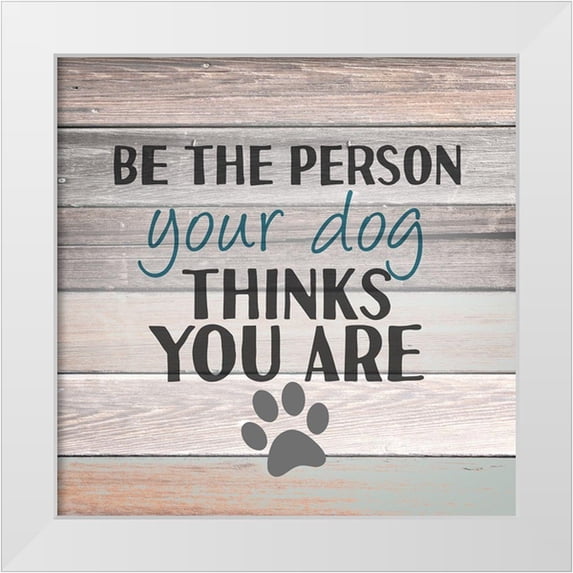 Allen, Kimberly 20x20 White Modern Wood Framed Museum Art Print Titled - Be the Person