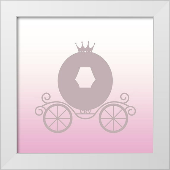 Allen, Kimberly 20x20 White Modern Wood Framed Museum Art Print Titled - Fairytale Princess 5