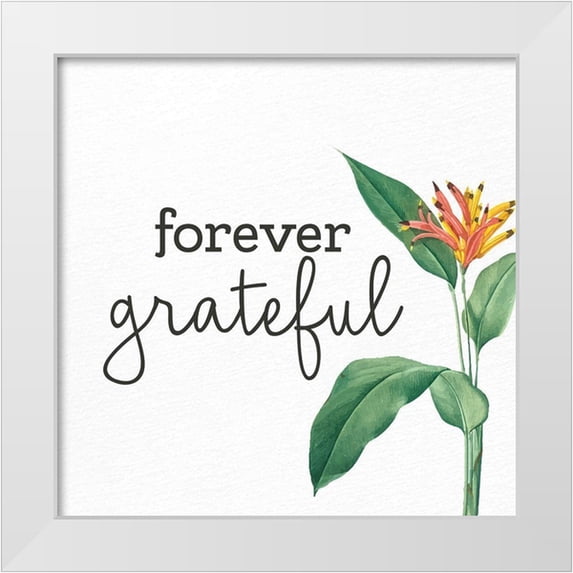 Allen, Kimberly 20x20 White Modern Wood Framed Museum Art Print Titled - Forever Grateful