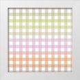 thumbnail image 1 of Allen, Kimberly 20x20 White Modern Wood Framed Museum Art Print Titled - Gradient Checks, 1 of 4