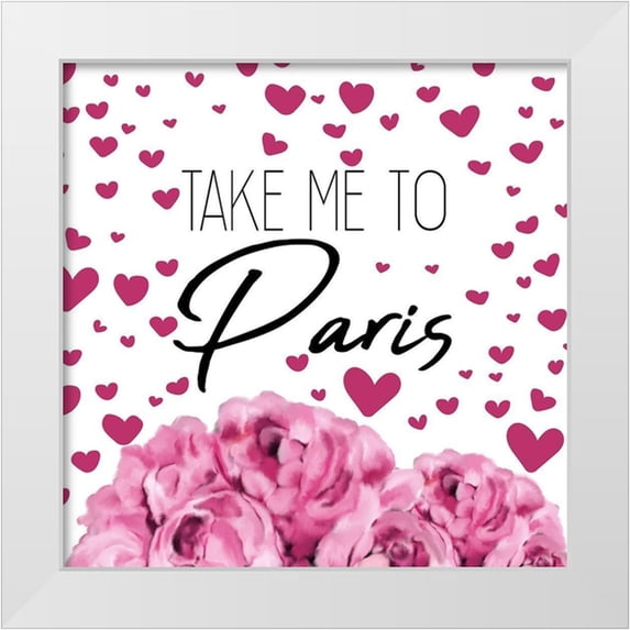 Allen, Kimberly 20x20 White Modern Wood Framed Museum Art Print Titled - Perfume Paris 3