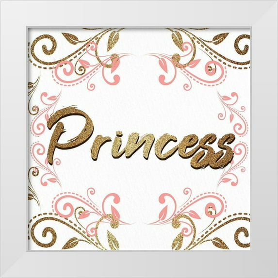 Allen, Kimberly 20x20 White Modern Wood Framed Museum Art Print Titled - Princess Parking 3