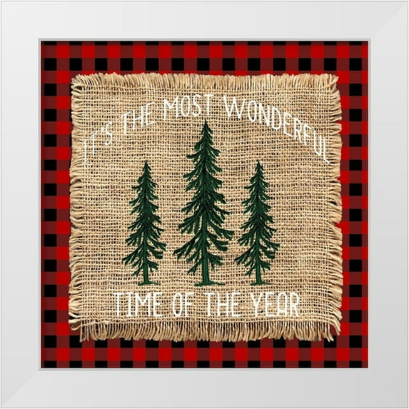 Allen, Kimberly 20x20 White Modern Wood Framed Museum Art Print Titled - Wonderful Time 2
