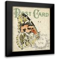 thumbnail image 1 of Allen, Kimberly 20x24 Black Modern Framed Museum Art Print Titled - Postcard Butterfly 1, 1 of 5