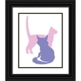 thumbnail image 1 of Allen, Kimberly 20x24 Black Ornate Wood Framed with Double Matting Museum Art Print Titled - Cats Cats 2, 1 of 4
