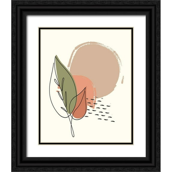 Allen, Kimberly 20x24 Black Ornate Wood Framed with Double Matting Museum Art Print Titled - Elements 2