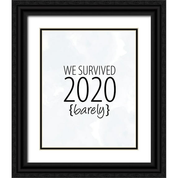 Allen, Kimberly 20x24 Black Ornate Wood Framed with Double Matting Museum Art Print Titled - We Survived