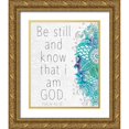thumbnail image 1 of Allen, Kimberly 20x24 Gold Ornate Wood Framed with Double Matting Museum Art Print Titled - Be Still, 1 of 4