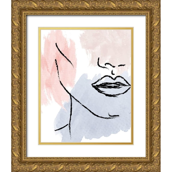Allen, Kimberly 20x24 Gold Ornate Wood Framed with Double Matting Museum Art Print Titled - Focus 2