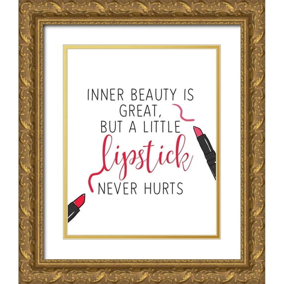 Allen, Kimberly 20x24 Gold Ornate Wood Framed with Double Matting Museum Art Print Titled - Inner Beauty 2